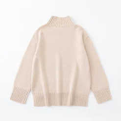 Aleger N.325 Cashmere Blend Chunky Polo - Shell Beige