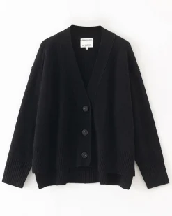 Aleger N.99 Cashmere Blend Oversized Cardigan - Black