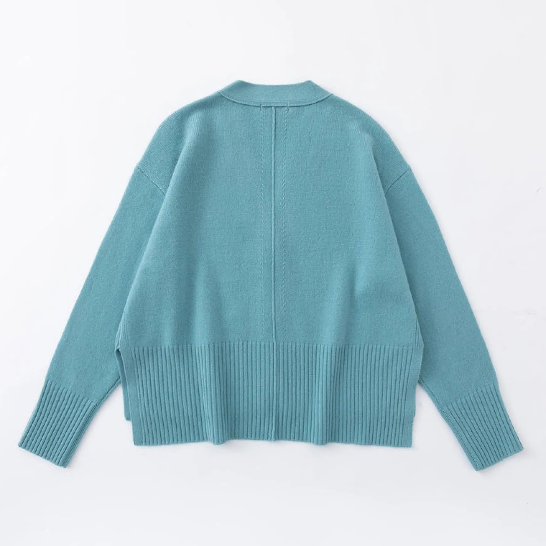 Aleger N.99 Cashmere Blend Oversized Cardigan - Sicily Blue
