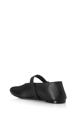 Alias Mae Pip Flats - Black Leather