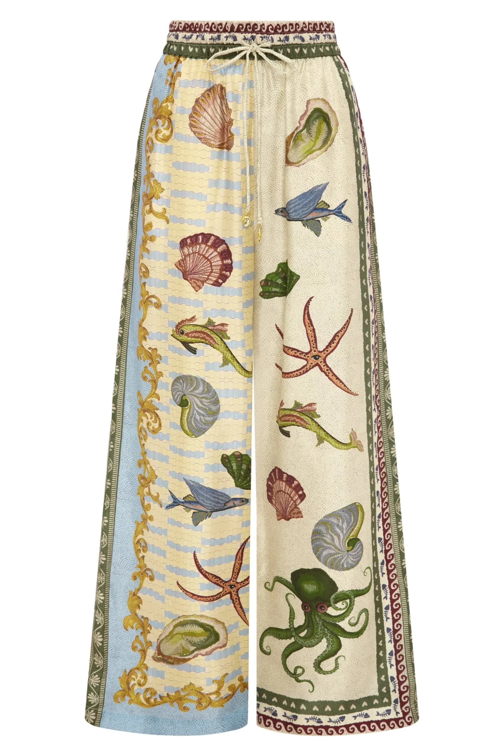 Alémais Bath House Silk Pant - Multi