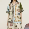 Alémais Bath House Silk Shirt - Multi