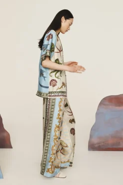 Alémais Bath House Silk Shirt - Multi