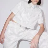 Alémais Ivy Cropped Shirt - Cream