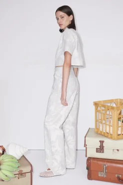 Alémais Ivy Cropped Shirt - Cream