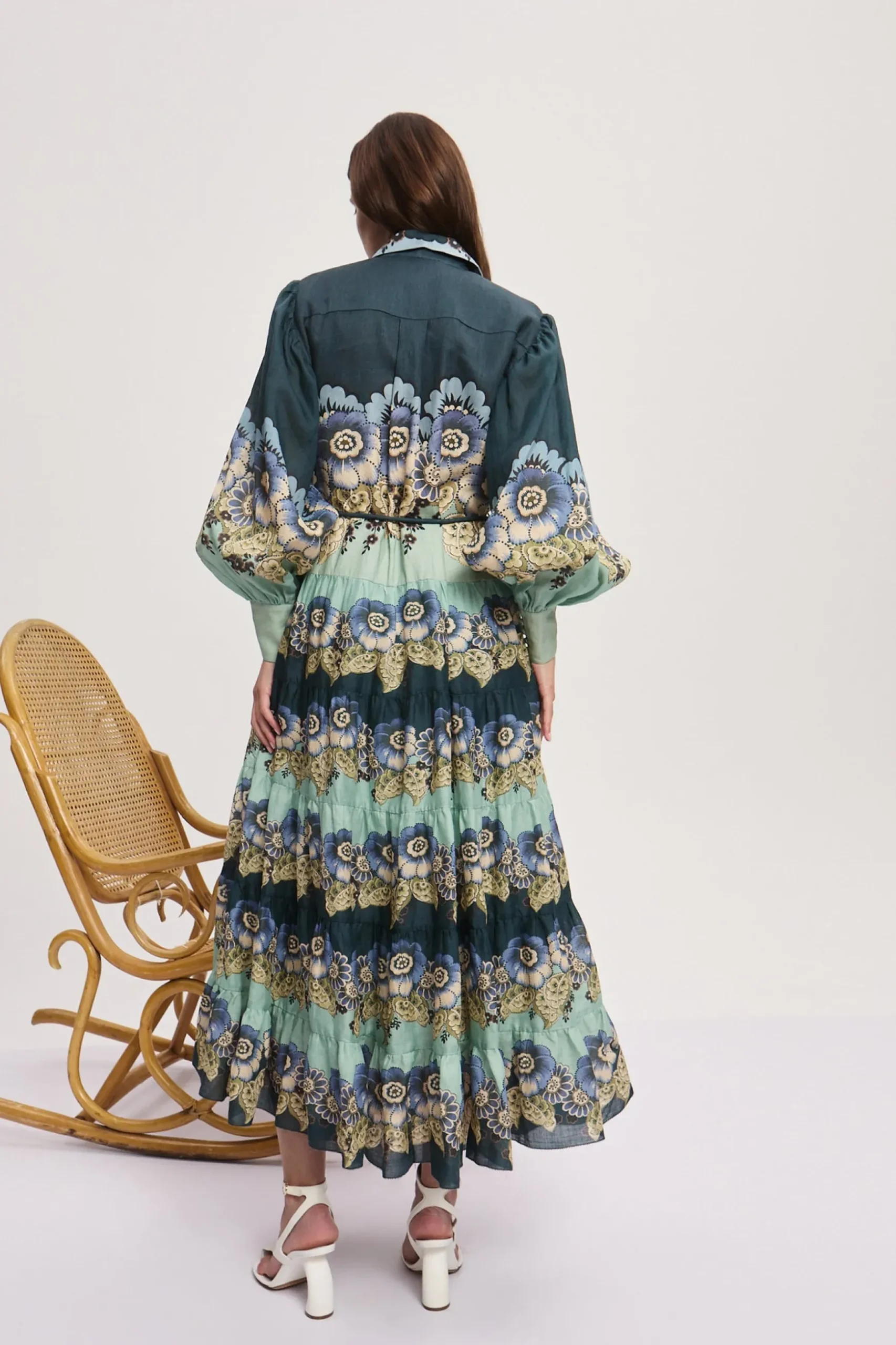 Alémais Madalena Shirtdress - Blue | PRE ORDER ARRIVING MID/LATE APRIL