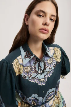 Alémais Madalena Shirtdress - Blue | PRE ORDER ARRIVING MID/LATE APRIL