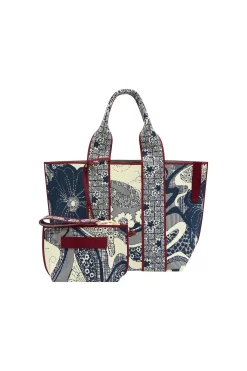 Alémais Mickey Jacquard Beach Tote - Navy | PRE ORDER ARRIVING EARLY/MID MAY