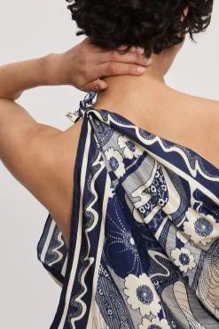 Alémais Mickey Scarf - Navy | PRE ORDER ARRIVING MID/LATE APRIL