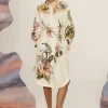 Alémais Oleander Shirtdress - Multi