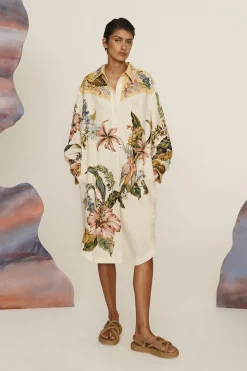 Alémais Oleander Shirtdress - Multi