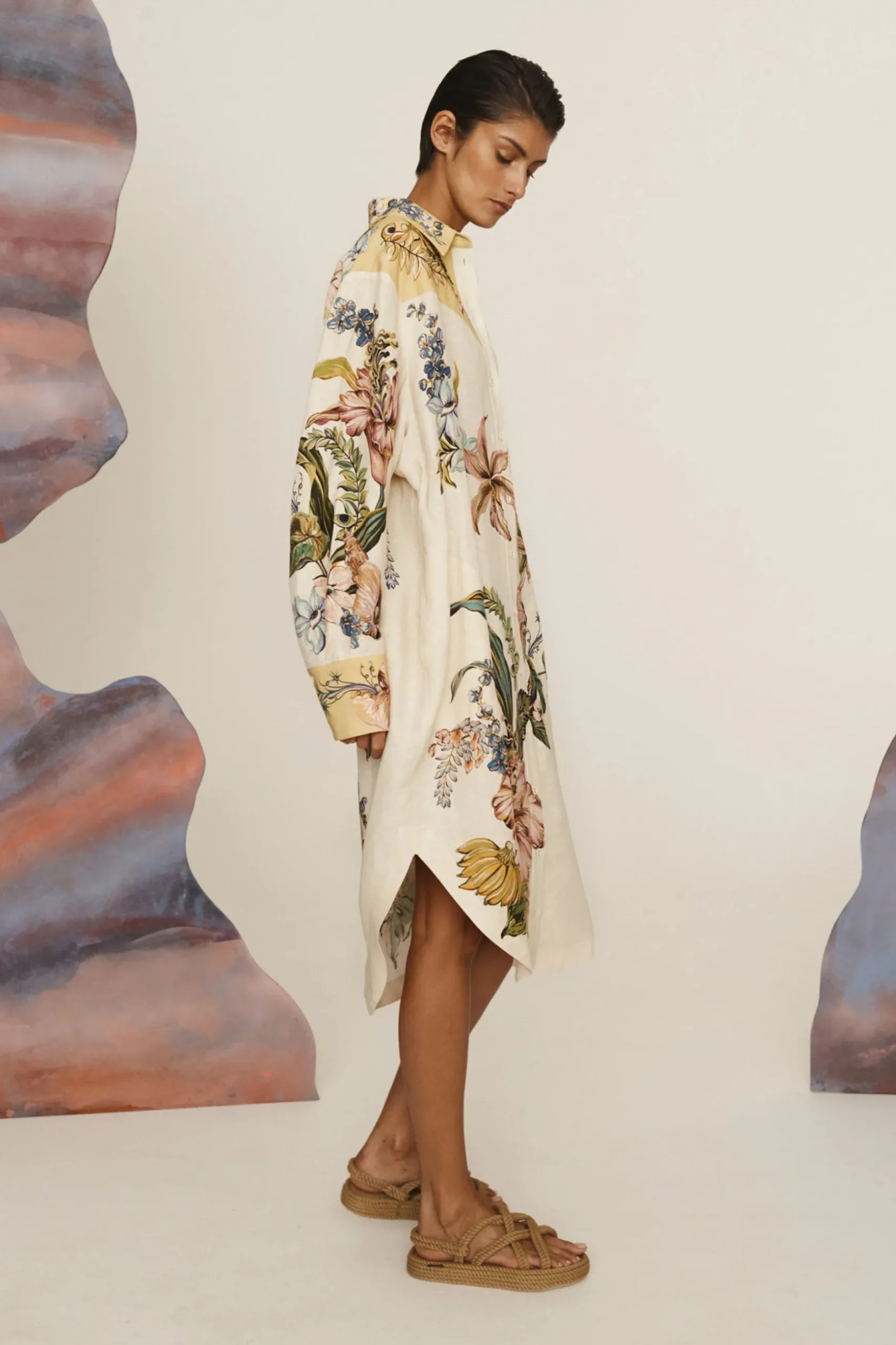 Alémais Oleander Shirtdress - Multi