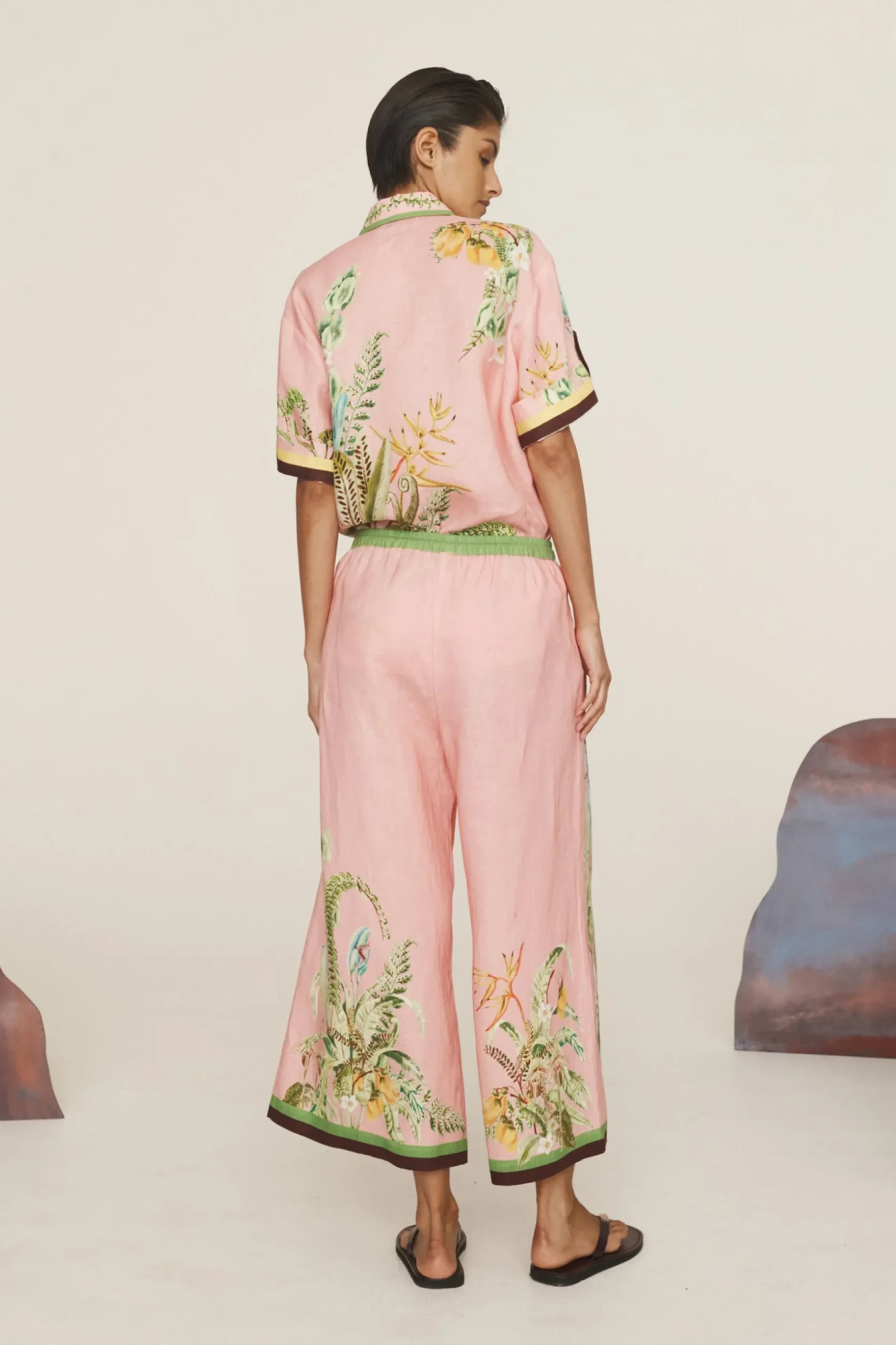 Alémais Papaya Pant - Pink