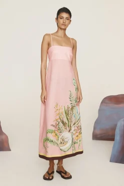 Alémais Papaya Sundress - Pink
