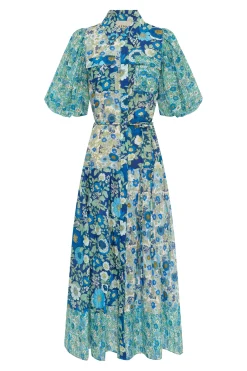 Alémais Sacha Shirtdress - Blue | PRE ORDER ARRIVING EARLY/MID MAY