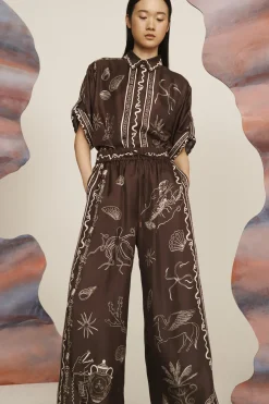 Alémais Sammy Silk Pant - Multi