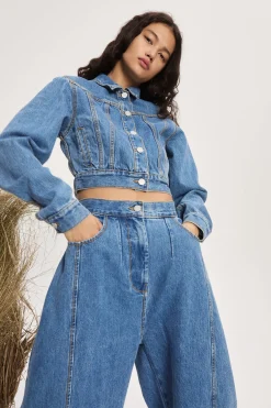 Alémais Stephi Cocoon Leg Denim Jean - Light Indigo | PRE ORDER ARRIVING EARLY/MID MAY