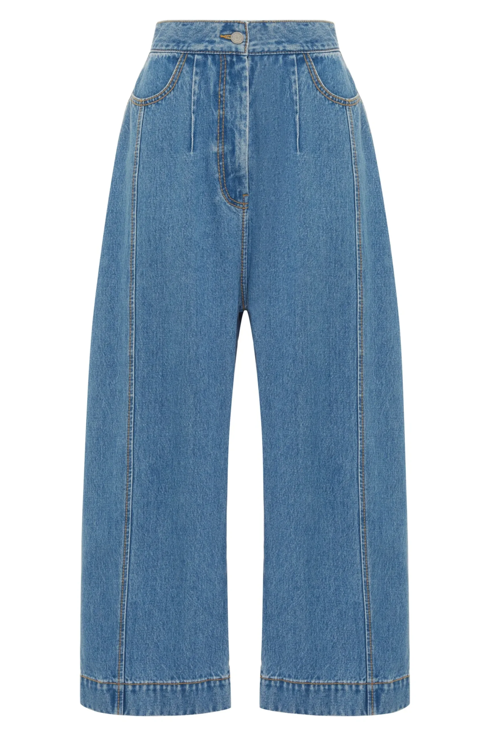 Alémais Stephi Cocoon Leg Denim Jean - Light Indigo | PRE ORDER ARRIVING EARLY/MID MAY
