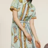 Alémais Surrealist Summer Shirtdress - Multi