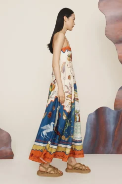 Alémais Surrealist Summer Sundress - Multi