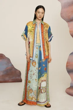 Alémais Surrealist Summer Shirt - Multi