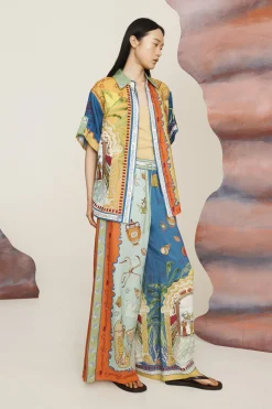 Alémais Surrealist Summer Pant - Multi
