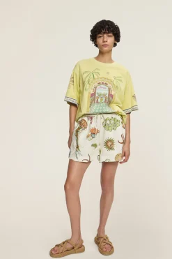 Alémais Surrealist Summer Lemon Tee - Lemon