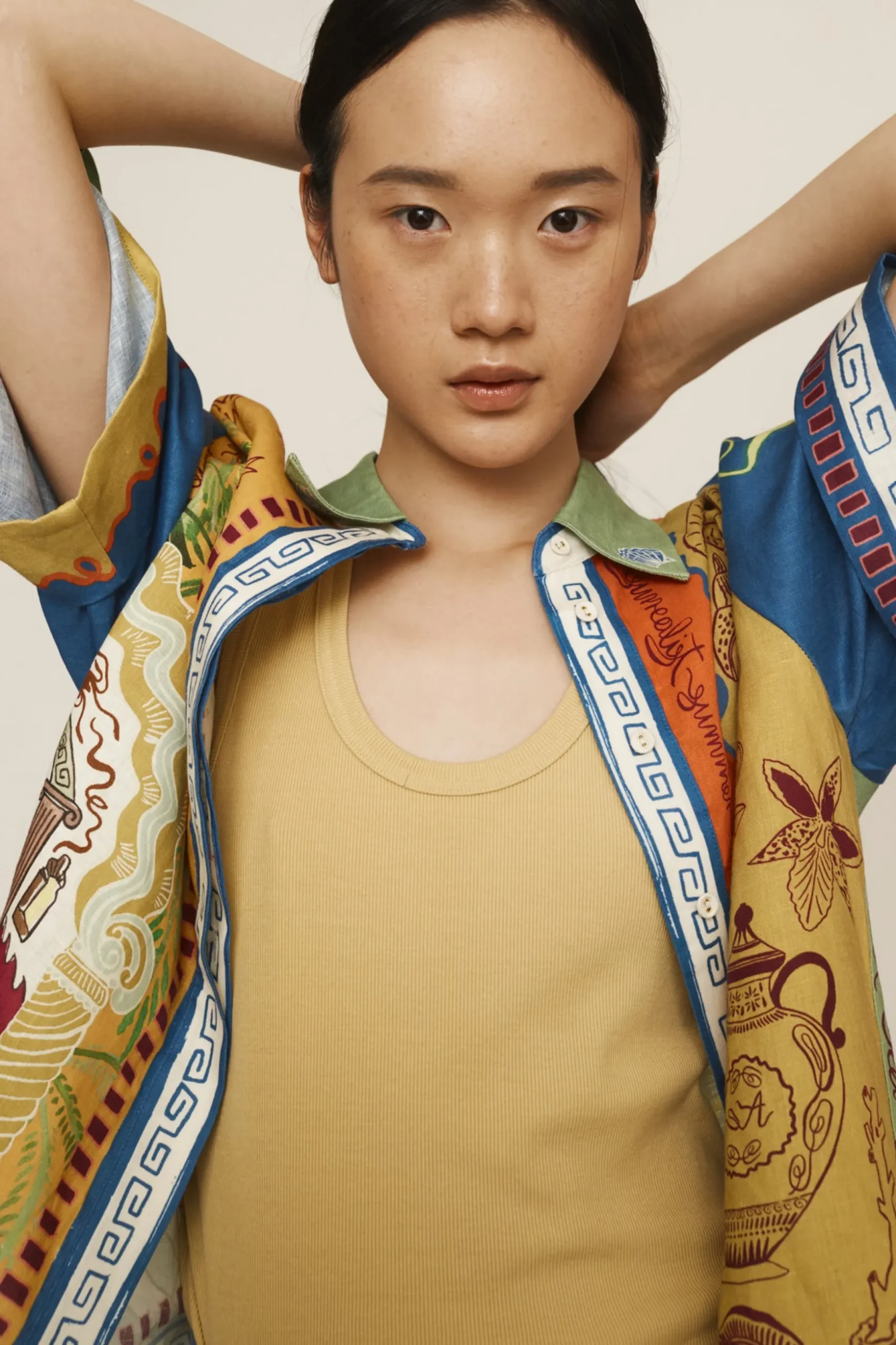 Alémais Surrealist Summer Shirt - Multi