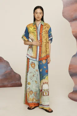 Alémais Surrealist Summer Pant - Multi