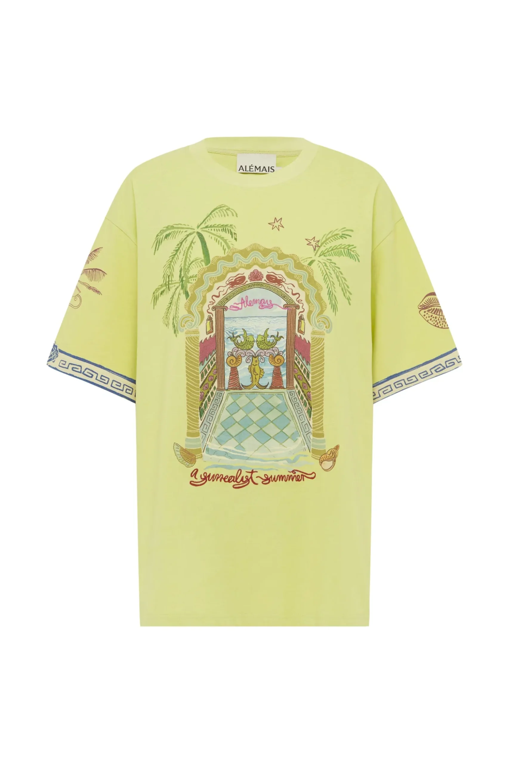 Alémais Surrealist Summer Lemon Tee - Lemon