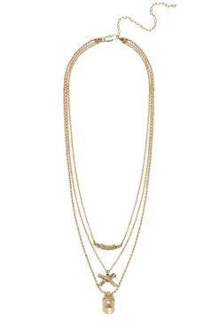 Alémais Team Spirit Chain Charm Necklace - Gold | PRE ORDER ARRIVING MID/LATE APRIL