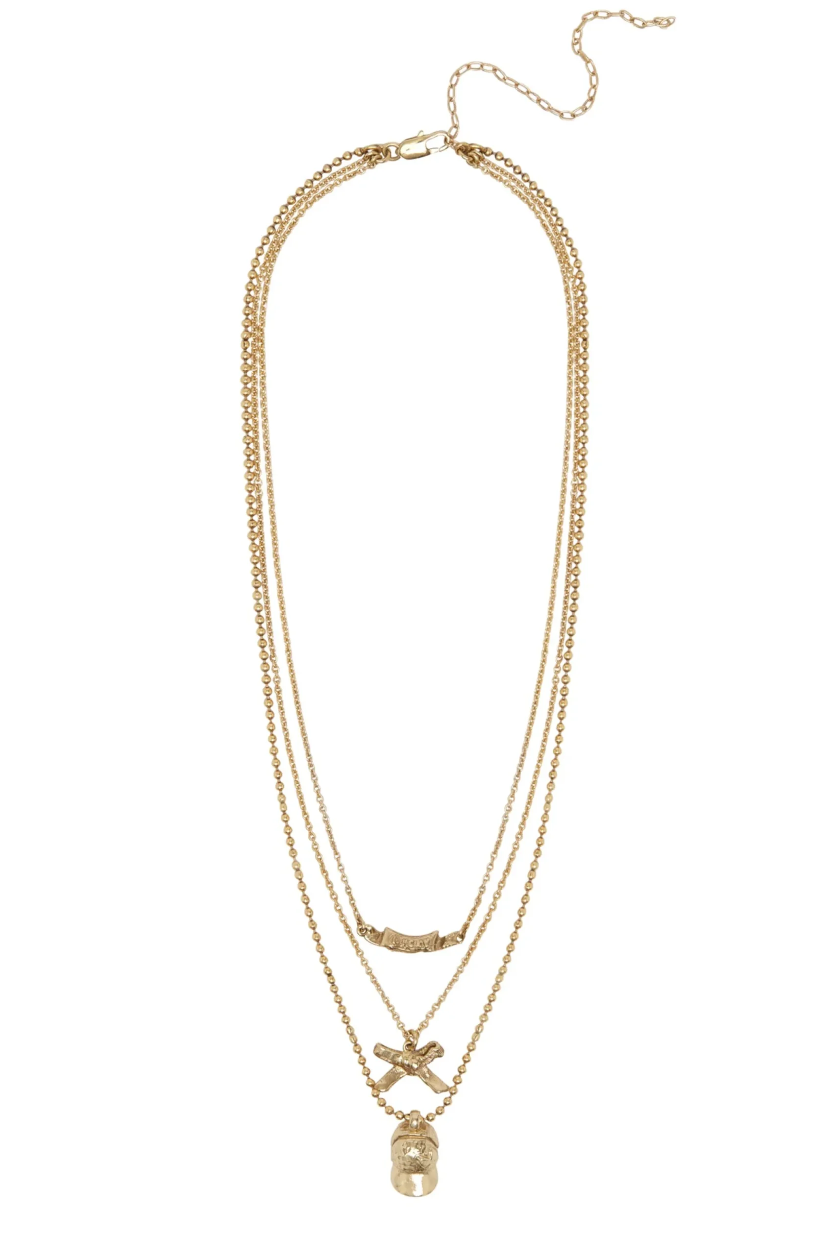 Alémais Team Spirit Chain Charm Necklace - Gold | PRE ORDER ARRIVING MID/LATE APRIL