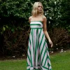Aston Studio Rue Dress - Baby/Forest Stripe