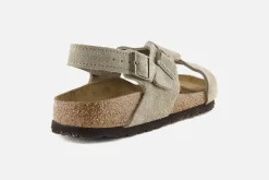 Birkenstock Tulum SFB Suede (Regular) - Taupe