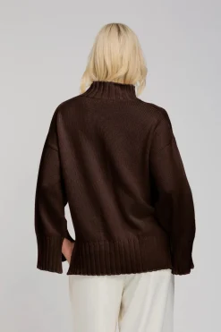 Blak The Label Bring It Back Jumper - Chocolate