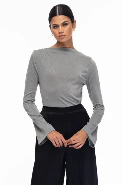 BLAK the Label Shaped By You Top - Grey