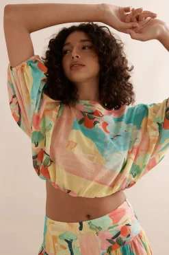 Caitlin Crisp Coastline Crop - Capri Lawn