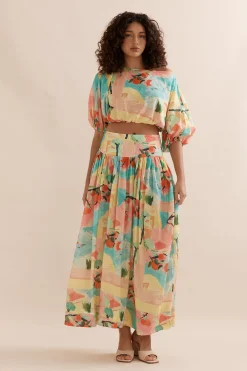 Caitlin Crisp Coastline Crop - Capri Lawn