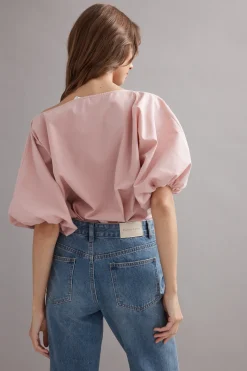 Caitlin Crisp Coastline Top - Dusty Rose