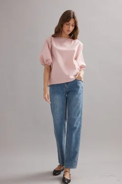 Caitlin Crisp Coastline Top - Dusty Rose