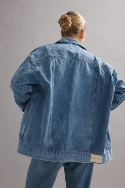 Caitlin Crisp Cody Jacket - Denim Glitter