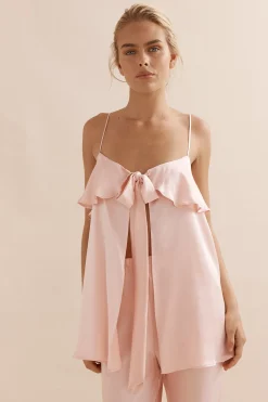 Caitlin Crisp Rio Tank - Pink Silk