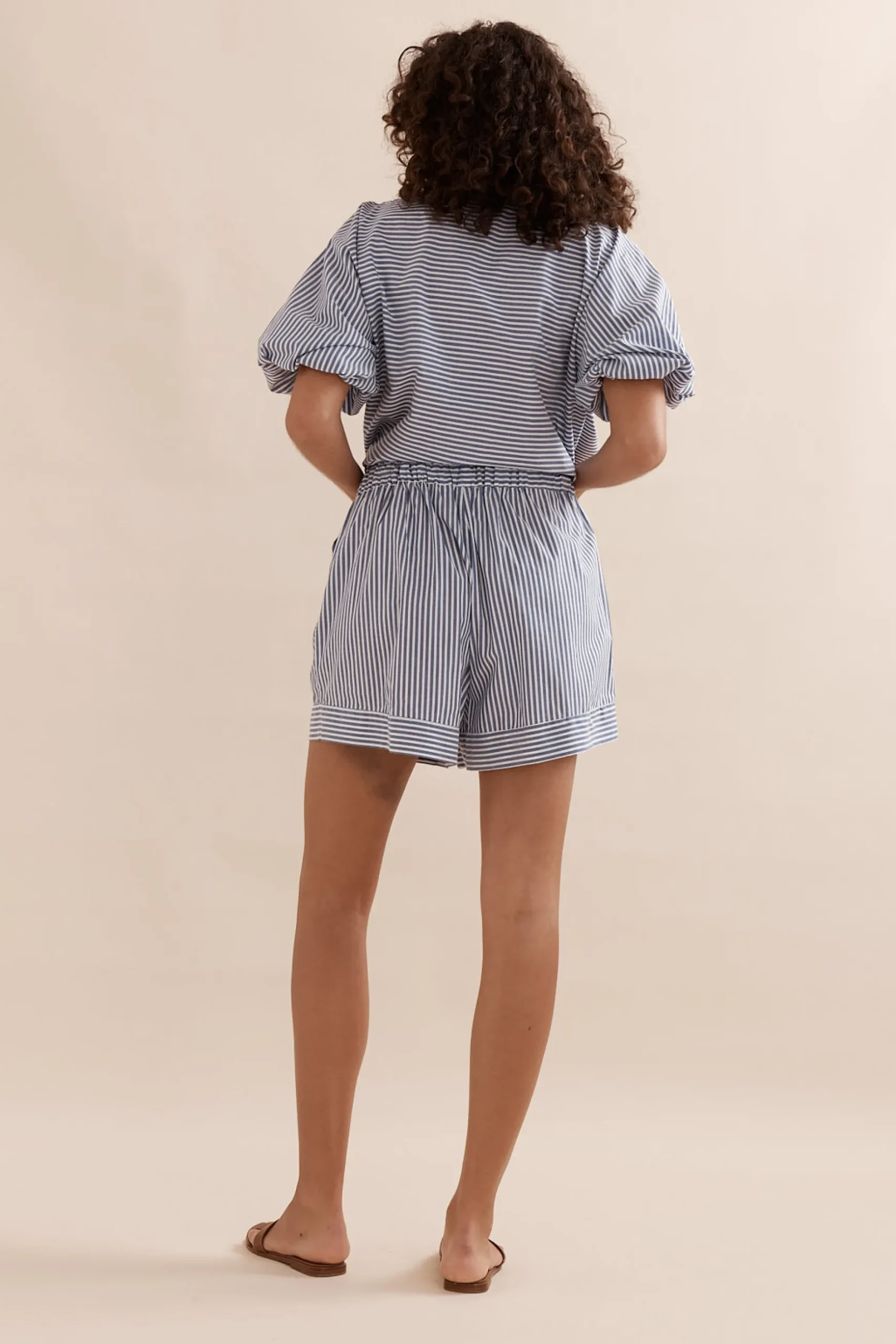 Caitlin Crisp Sunday Short 2.0 - Blue Stripe
