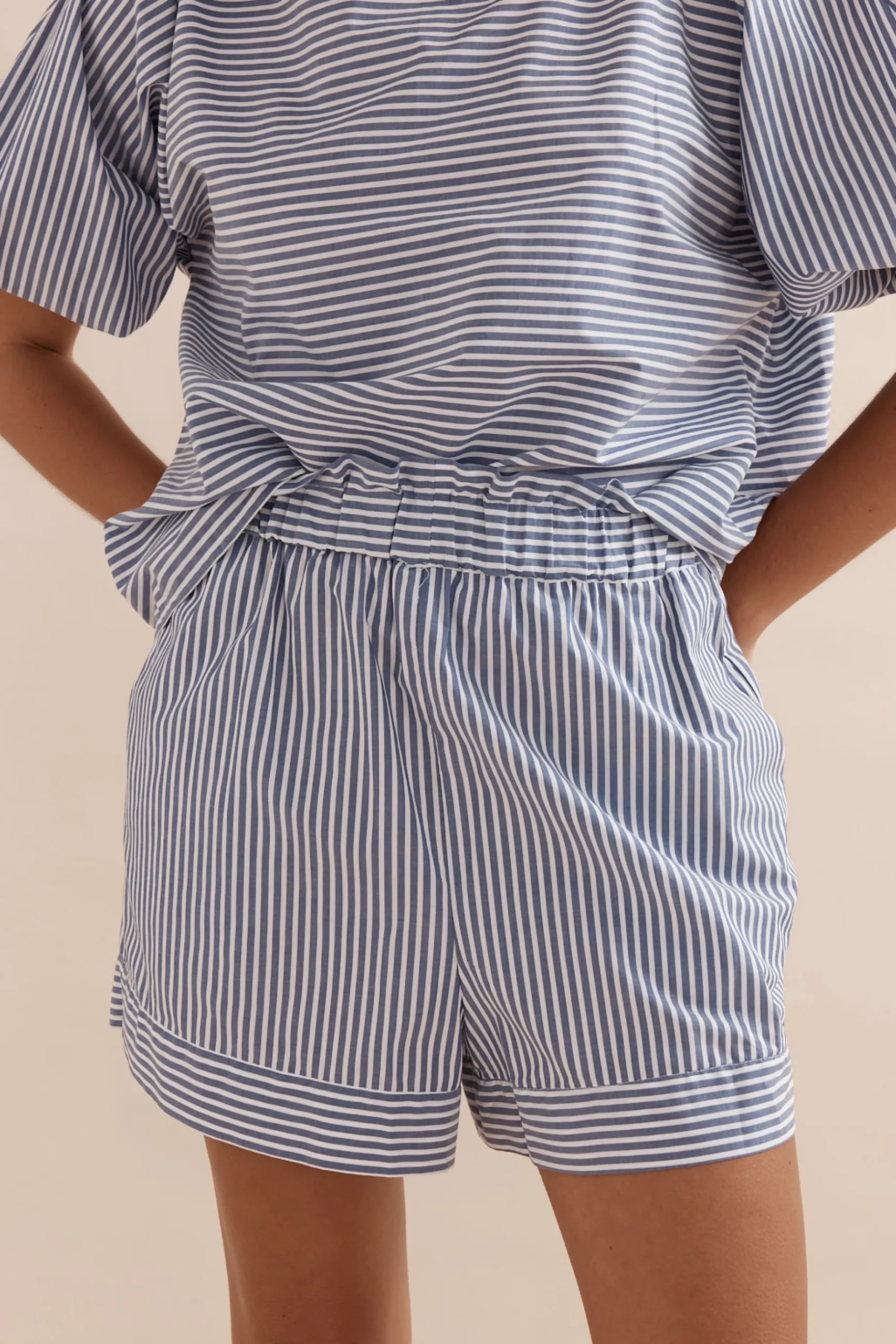 Caitlin Crisp Sunday Short 2.0 - Blue Stripe