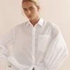 Caitlin Crisp Sunny Beach Shirt - White Voile