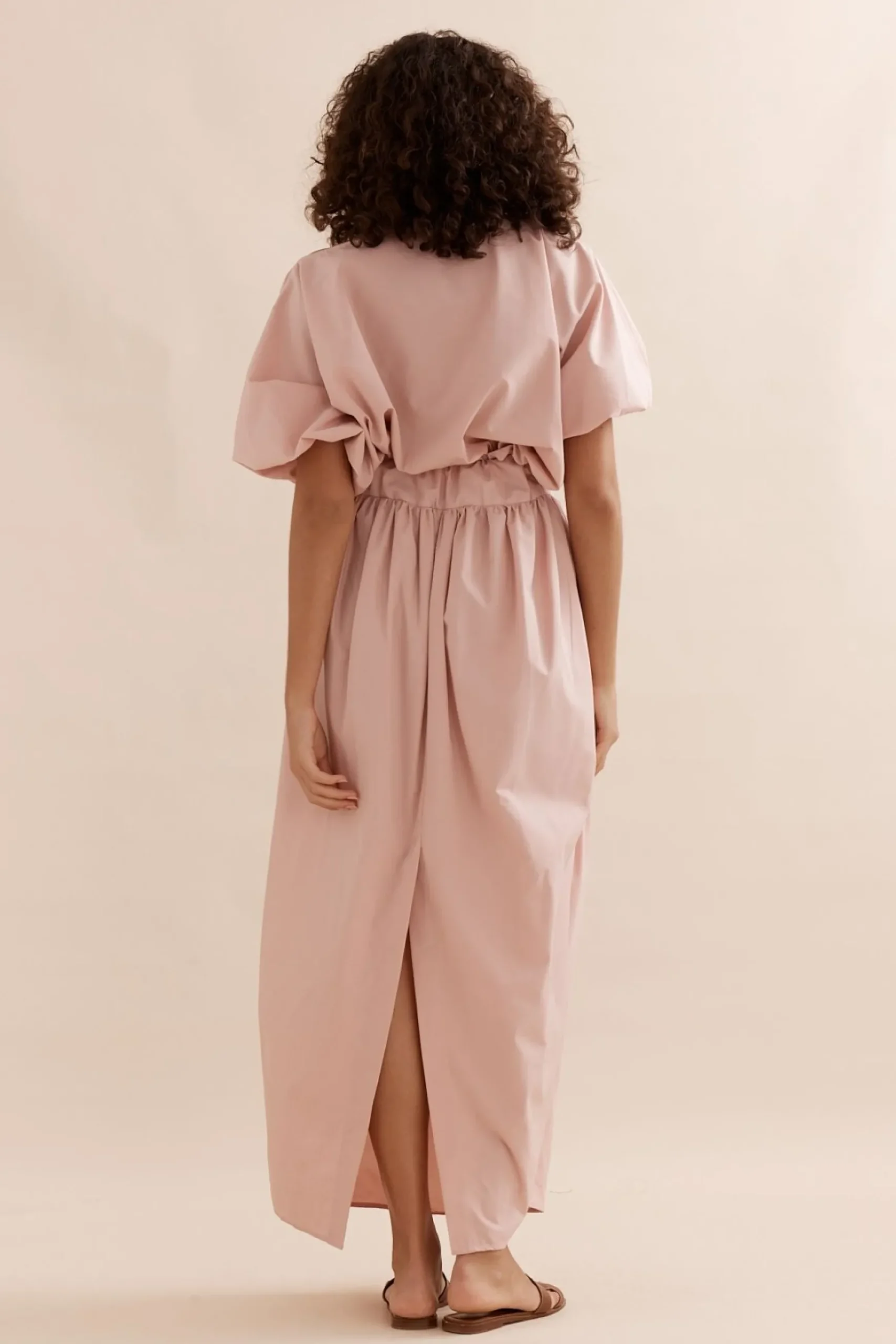 Caitlin Crisp Tulip Skirt - Dusty Rose