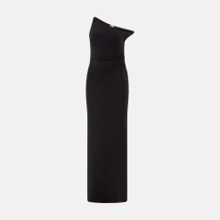 Caitlin Crisp Twister Tank Dress - Black