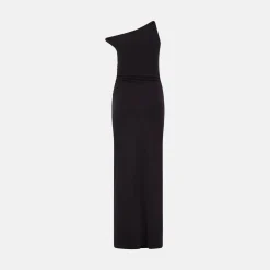 Caitlin Crisp Twister Tank Dress - Black