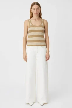 Camilla & Marc Umi Knit Tank - Tan/Cream
