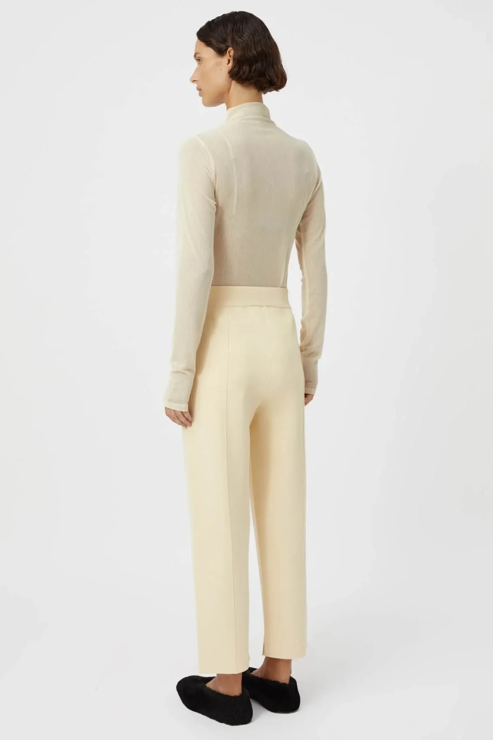 Camilla and Marc Amedeo Knit Pant - Butter Yellow